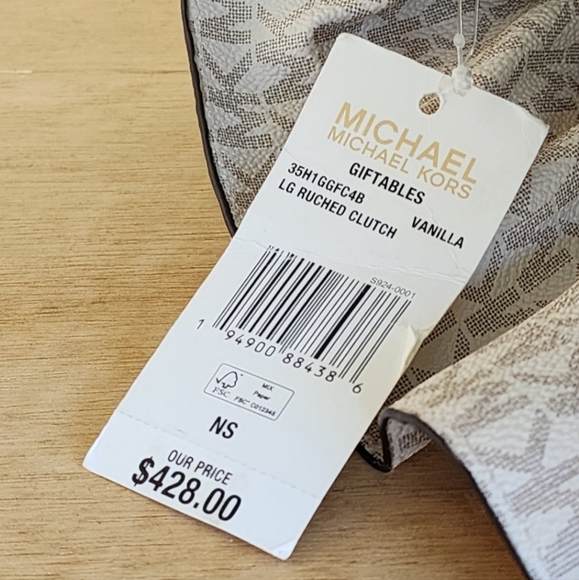 Michael Kors  Logo LG Crossbody Vanilla - Picture 7 of 10